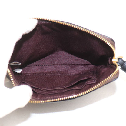 COACH コーチ コーナージップ リストレット ポーチ ブラウン CW854 IMXAQ アウトレット レディース【中古】【美品】