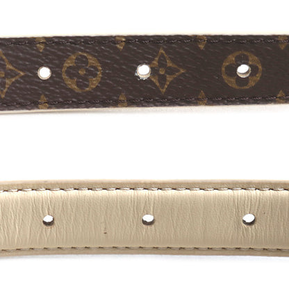 LOUIS VUITTON ルイ・ヴィトン プリティー LV 20MM リバーシブル ベルト クレーム M8234X BC0274 レディース【中古】【美品】