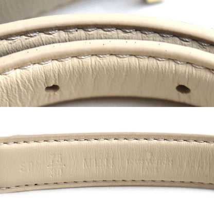 LOUIS VUITTON ルイ・ヴィトン プリティー LV 20MM リバーシブル ベルト クレーム M8234X BC0274 レディース【中古】【美品】