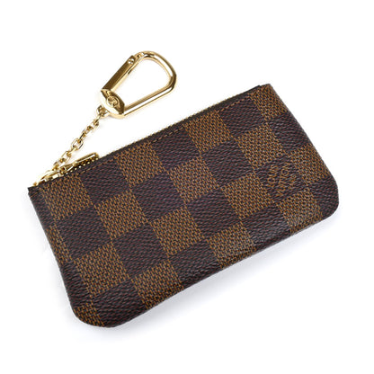 LOUIS VUITTON ルイ・ヴィトン ポシェットクレ コインケース ダミエ ブラウン N62658 CT2215 レディース【未使用】【買取品】