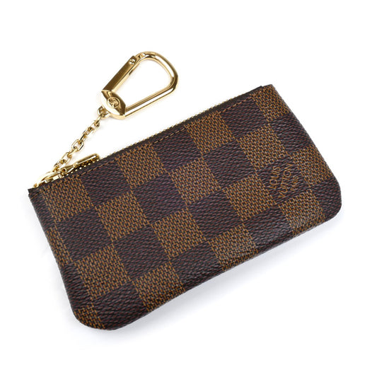 LOUIS VUITTON ルイ・ヴィトン ポシェットクレ コインケース ダミエ ブラウン N62658 CT2215 レディース【未使用】【買取品】