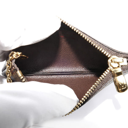LOUIS VUITTON ルイ・ヴィトン ポシェットクレ コインケース ダミエ ブラウン N62658 CT2215 レディース【未使用】【買取品】