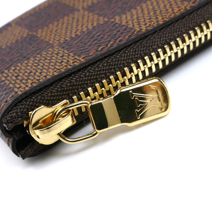 LOUIS VUITTON ルイ・ヴィトン ポシェットクレ コインケース ダミエ ブラウン N62658 CT2215 レディース【未使用】【買取品】