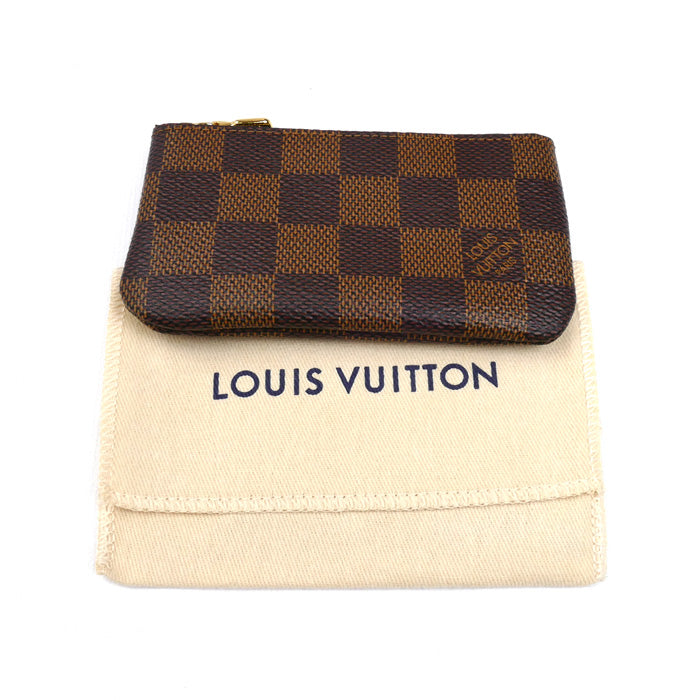 LOUIS VUITTON ルイ・ヴィトン ポシェットクレ コインケース ダミエ ブラウン N62658 CT2215 レディース【未使用】【買取品】