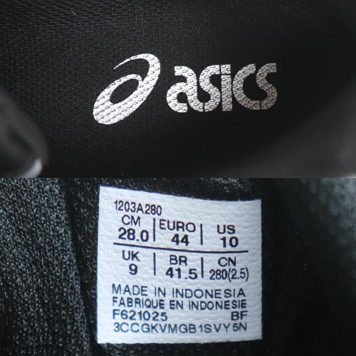 asics アシックス GEL-NYC スニーカー ブラック 1203A280-003 28cm メンズ【未使用】【買取品】
