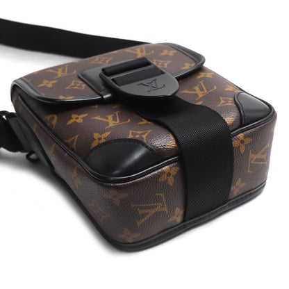 LOUIS VUITTON ルイ・ヴィトン アーチー メッセンジャー PM ショルダーバッグ モノグラムマカサー ブラウン M46442 IC メンズ【中古】