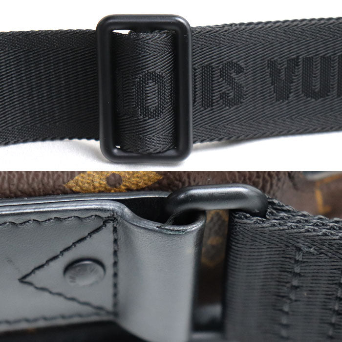 LOUIS VUITTON ルイ・ヴィトン アーチー メッセンジャー PM ショルダーバッグ モノグラムマカサー ブラウン M46442 IC メンズ【中古】