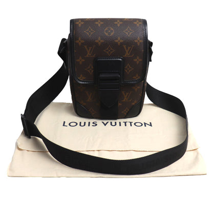 LOUIS VUITTON ルイ・ヴィトン アーチー メッセンジャー PM ショルダーバッグ モノグラムマカサー ブラウン M46442 IC メンズ【中古】