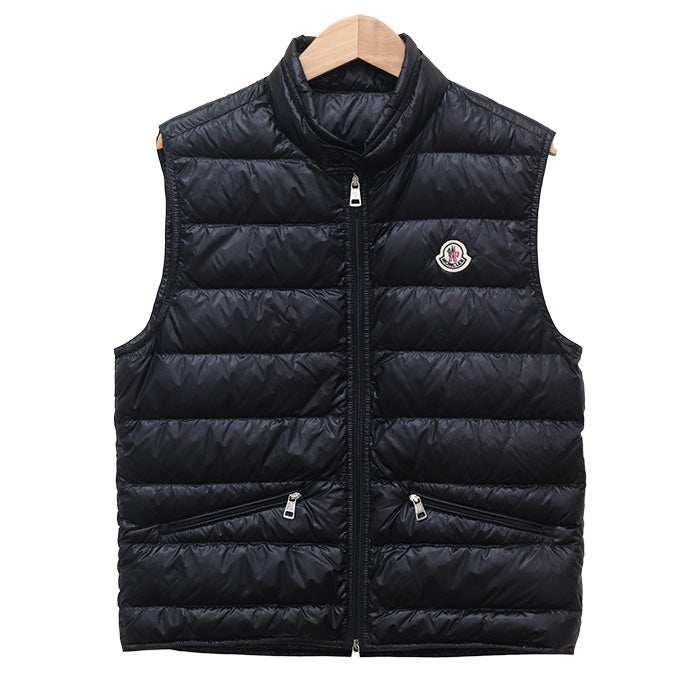 MONCLER モンクレール GUI GILET ダウンベスト ブラック F10911A10700 53029 
1 メンズ【中古】