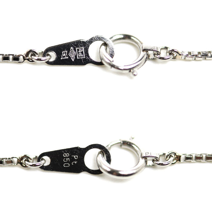Pt850プラチナ ネックレス ベネチアン 3.8g 40cm レディース【中古】