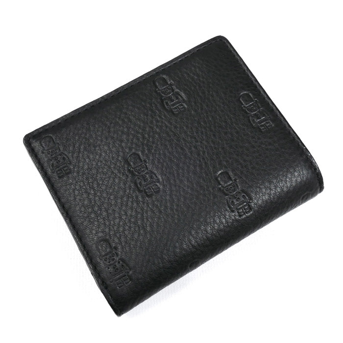 MACKINTOSH PHILOSOPHY マッキントッシュフィロソフィー バッキンガムベア 二つ折り財布 ブラック パープル 3140122 メンズ【中古】【極美品】