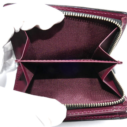 MACKINTOSH PHILOSOPHY マッキントッシュフィロソフィー バッキンガムベア 二つ折り財布 ブラック パープル 3140122 メンズ【中古】【極美品】