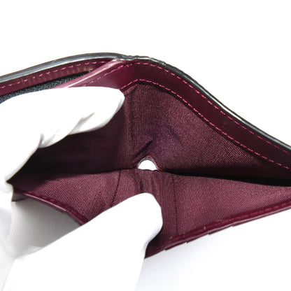 MACKINTOSH PHILOSOPHY マッキントッシュフィロソフィー バッキンガムベア 二つ折り財布 ブラック パープル 3140122 メンズ【中古】【極美品】