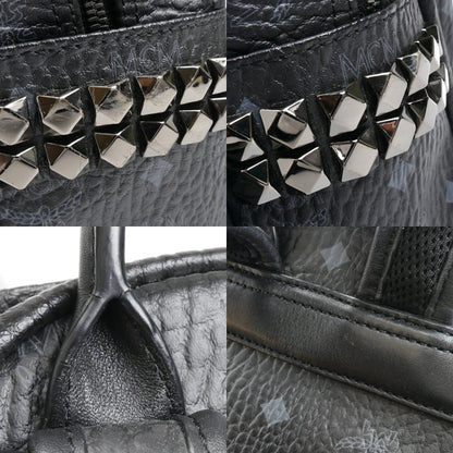 MCM エム・シー・エム スターク サイドスタッズ ヴィセトス ミニ リュック・デイパック ブラック MMK6SVE41BK001 レディース【中古】