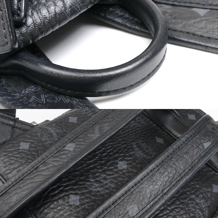 MCM エム・シー・エム スターク サイドスタッズ ヴィセトス ミニ リュック・デイパック ブラック MMK6SVE41BK001 レディース【中古】