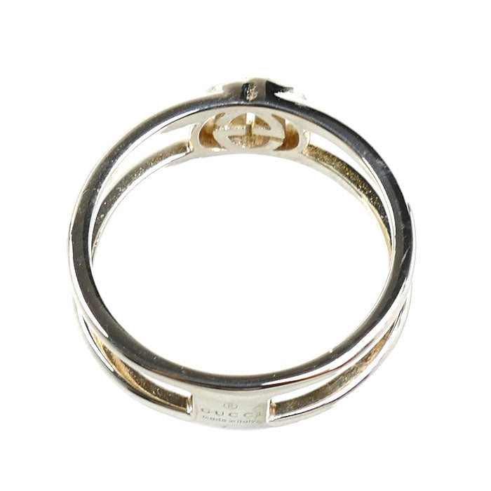 GUCCI グッチ シルバー925 Gチャーム リング・指輪 298036 16.5号 2.8g ユニセックス【中古】