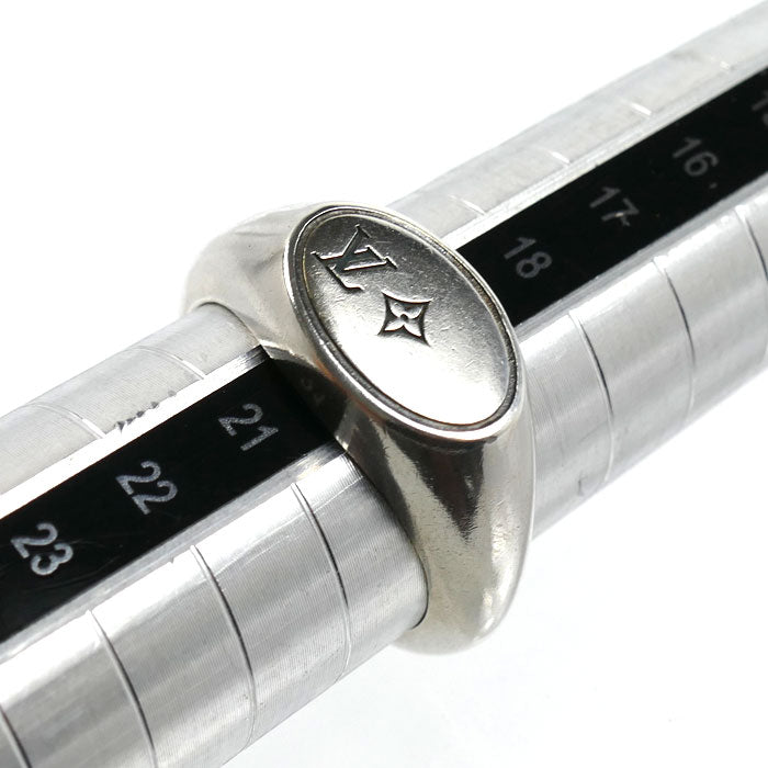 LOUIS VUITTON ルイ・ヴィトン シルバー925 リングLVテーラー リング・指輪 M1151M VA1294 20号 10.5g メンズ【中古】