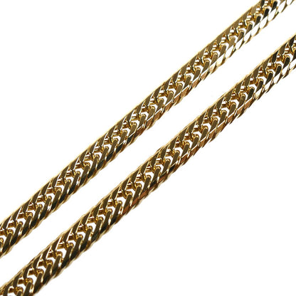 K18YG イエローゴールド ネックレス 喜平8面トリプルカット 19.8g 50cm メンズ【中古】