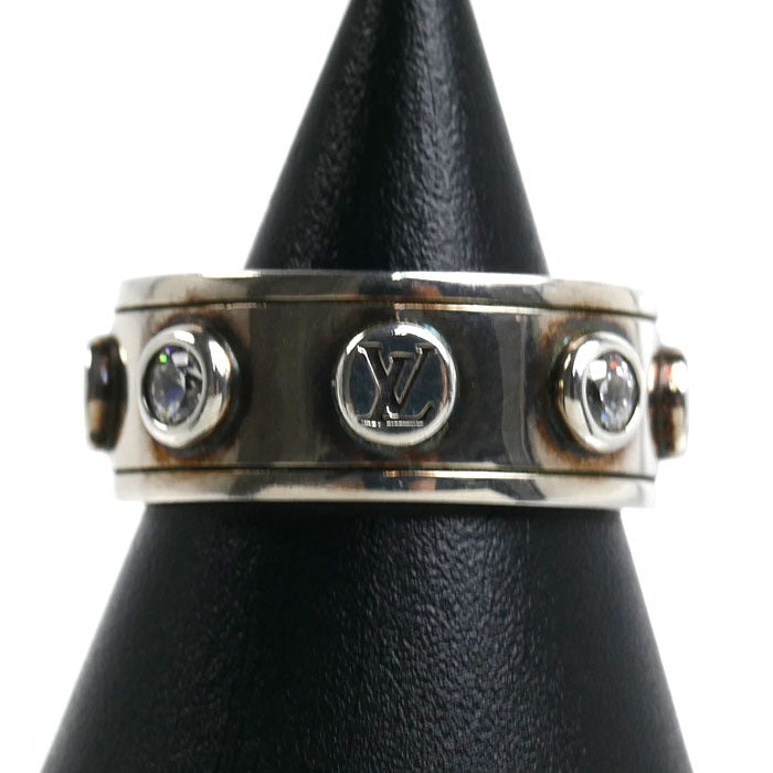 LOUIS VUITTON ルイ・ヴィトン シルバー925 リング LV スタッズ リング・指輪 M1622L VA1214 22号 12.4g メンズ【中古】
