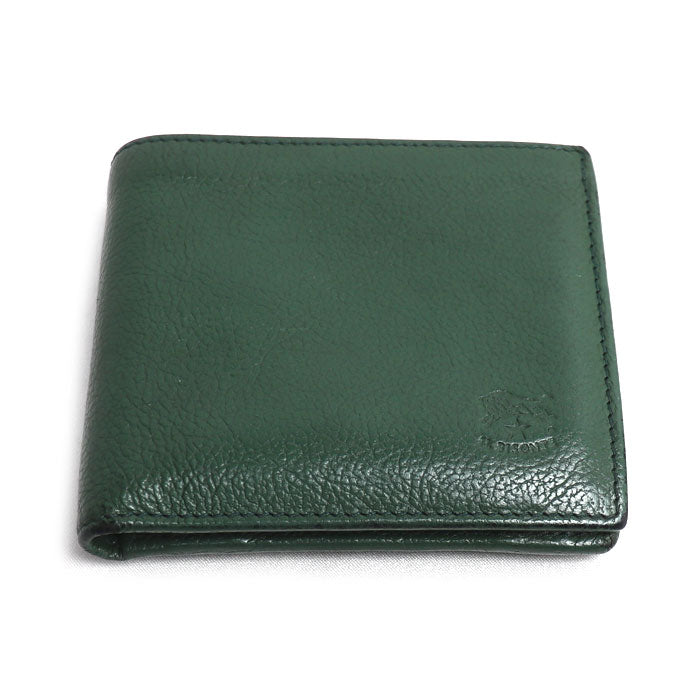 IL BISONTE イルビゾンテ 二つ折り財布 グリーン 54_1_411853 メンズ【中古】