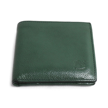 IL BISONTE イルビゾンテ 二つ折り財布 グリーン 54_1_411853 メンズ【中古】