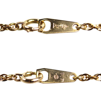 MIKIMOTO ミキモト K18YG イエローゴールド ネックレス 3.1g 40.5cm レディース【中古】