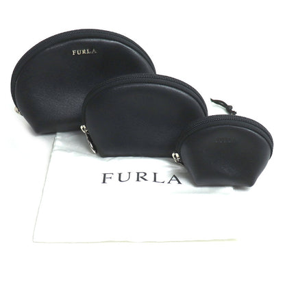 Furla フルラ ポーチセット ポーチ ブラック レディース【中古】