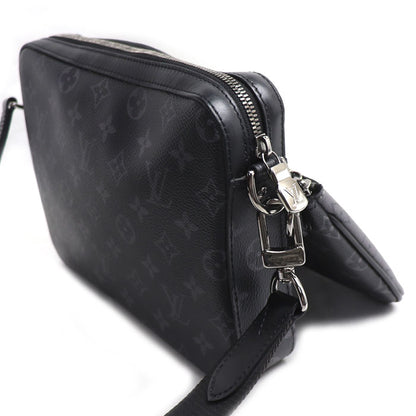 LOUIS VUITTON ルイ・ヴィトン トリオ メッセンジャー ショルダーバッグ モノグラム エクリプス グレー M69443 ICチップ メンズ【中古】