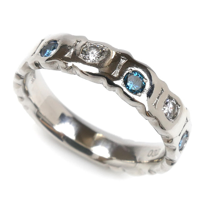 Pt900プラチナ リング・指輪 ダイヤモンド0.32ct 13.5号 8.2g レディース【中古】