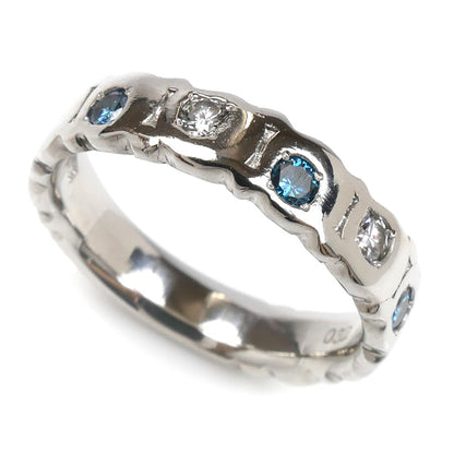 Pt900プラチナ リング・指輪 ダイヤモンド0.32ct 13.5号 8.2g レディース【中古】