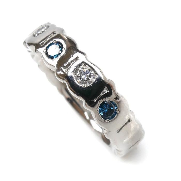 Pt900プラチナ リング・指輪 ダイヤモンド0.32ct 13.5号 8.2g レディース【中古】