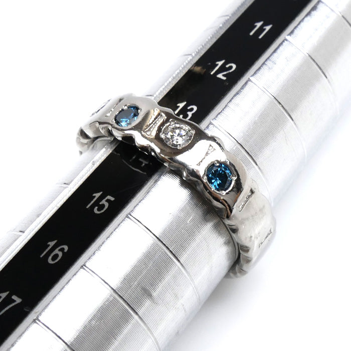 Pt900プラチナ リング・指輪 ダイヤモンド0.32ct 13.5号 8.2g レディース【中古】