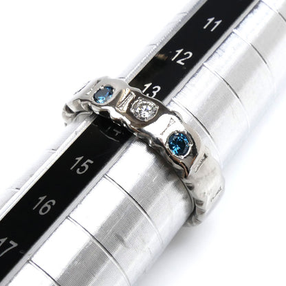 Pt900プラチナ リング・指輪 ダイヤモンド0.32ct 13.5号 8.2g レディース【中古】