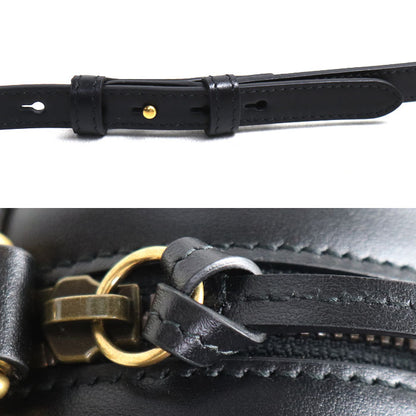 GUCCI グッチ GGマーモント スモール カメラバッグ ショルダーバッグ ブラック 447632 DTD1T 1000 訳アリ品 レディース【中古】【美品】