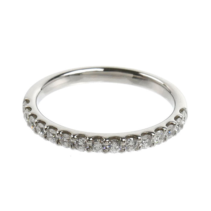 I-PRIMO Pt950プラチナ Vestalis ハーフエタニティ リング・指輪 ダイヤモンド0.27ct 9号 2.7g レディース【中古】【美品】