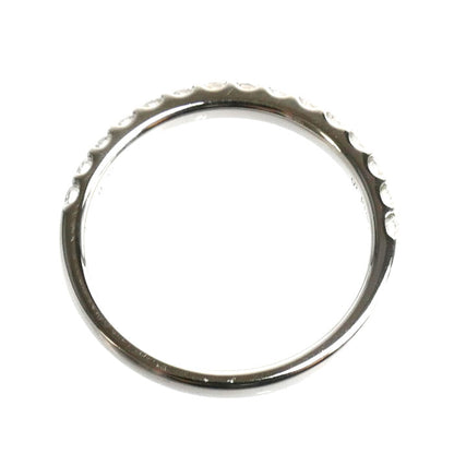 I-PRIMO Pt950プラチナ Vestalis ハーフエタニティ リング・指輪 ダイヤモンド0.27ct 9号 2.7g レディース【中古】【美品】