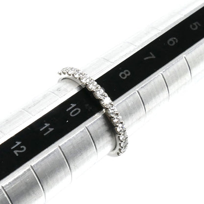 I-PRIMO Pt950プラチナ Vestalis ハーフエタニティ リング・指輪 ダイヤモンド0.27ct 9号 2.7g レディース【中古】【美品】