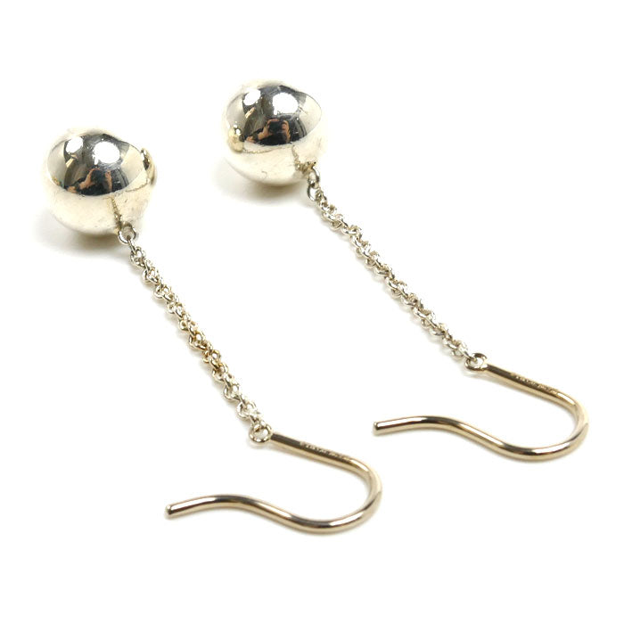TIFFANY&Co. ティファニー シルバー925 ハードウェア ボール フック ピアス 5.0g レディース【中古】