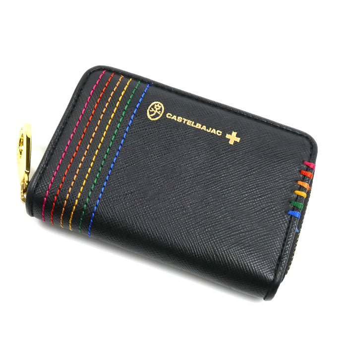 JC de CASTELBAJAC カステルバジャック ラウンドファスナー コインケース ブラック 27601 ユニセックス【中古】【美品】