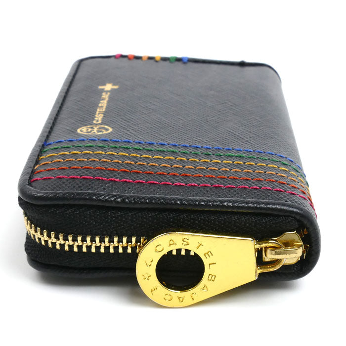 JC de CASTELBAJAC カステルバジャック ラウンドファスナー コインケース ブラック 27601 ユニセックス【中古】【美品】