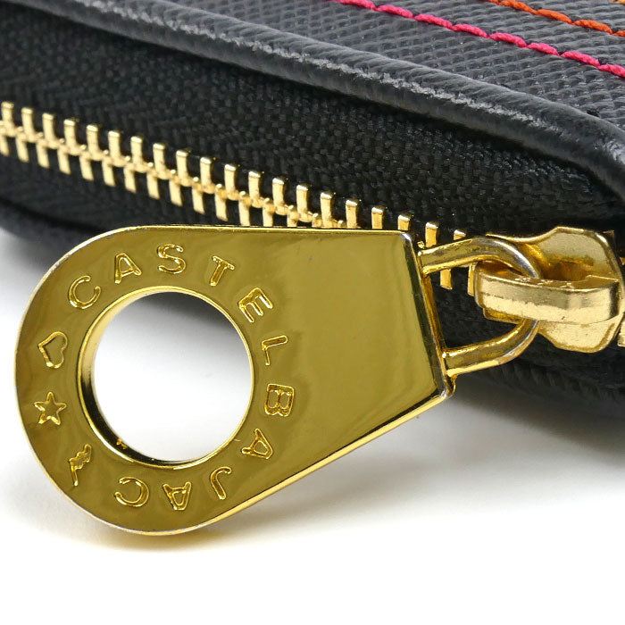 JC de CASTELBAJAC カステルバジャック ラウンドファスナー コインケース ブラック 27601 ユニセックス【中古】【美品】