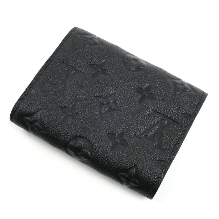 LOUIS VUITTON ルイ・ヴィトン ポルトフォイユヴィクトリーヌ 三つ折り財布 アンプラント ノワール M64060 IC レディース【中古】【美品】