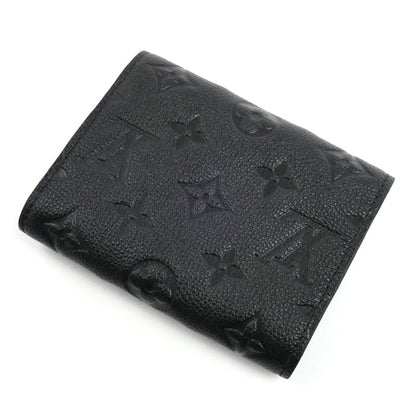 LOUIS VUITTON ルイ・ヴィトン ポルトフォイユヴィクトリーヌ 三つ折り財布 アンプラント ノワール M64060 IC レディース【中古】【美品】