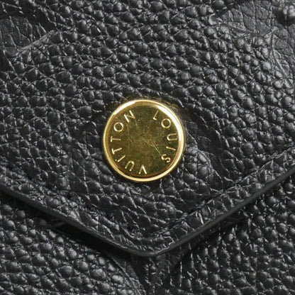 LOUIS VUITTON ルイ・ヴィトン ポルトフォイユヴィクトリーヌ 三つ折り財布 アンプラント ノワール M64060 IC レディース【中古】【美品】