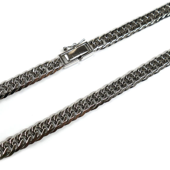 Pt850プラチナ ネックレス 喜平6面Wカット 50.3g 50cm メンズ【中古】