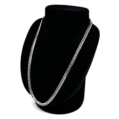 Pt850プラチナ ネックレス 喜平6面Wカット 50.3g 50cm メンズ【中古】
