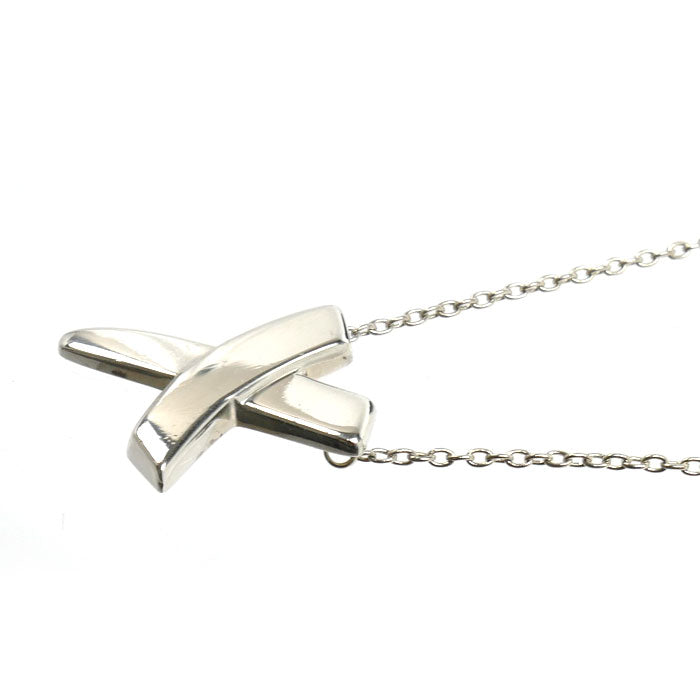TIFFANY&Co. ティファニー シルバー925 パロマピカソ キス ネックレス 2.5g 48cm レディース【中古】