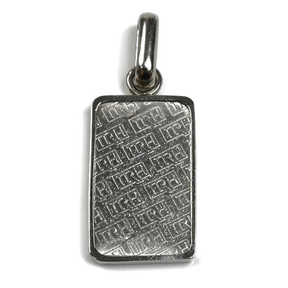 Pt999.5/Pt900 インゴット 徳力 ペンダントトップ 14.3g メンズ【中古】