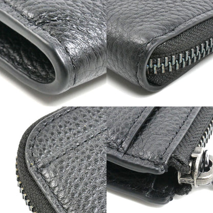 COACH コーチ ジップ キーケース コインケース ブラック CW358 QB/BK アウトレット メンズ【中古】【美品】