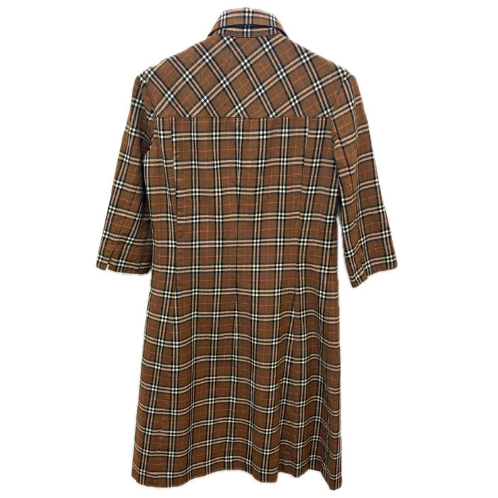 BURBERRY バーバリー BLUE LABEL ノバチェック ワンピース ブラウン